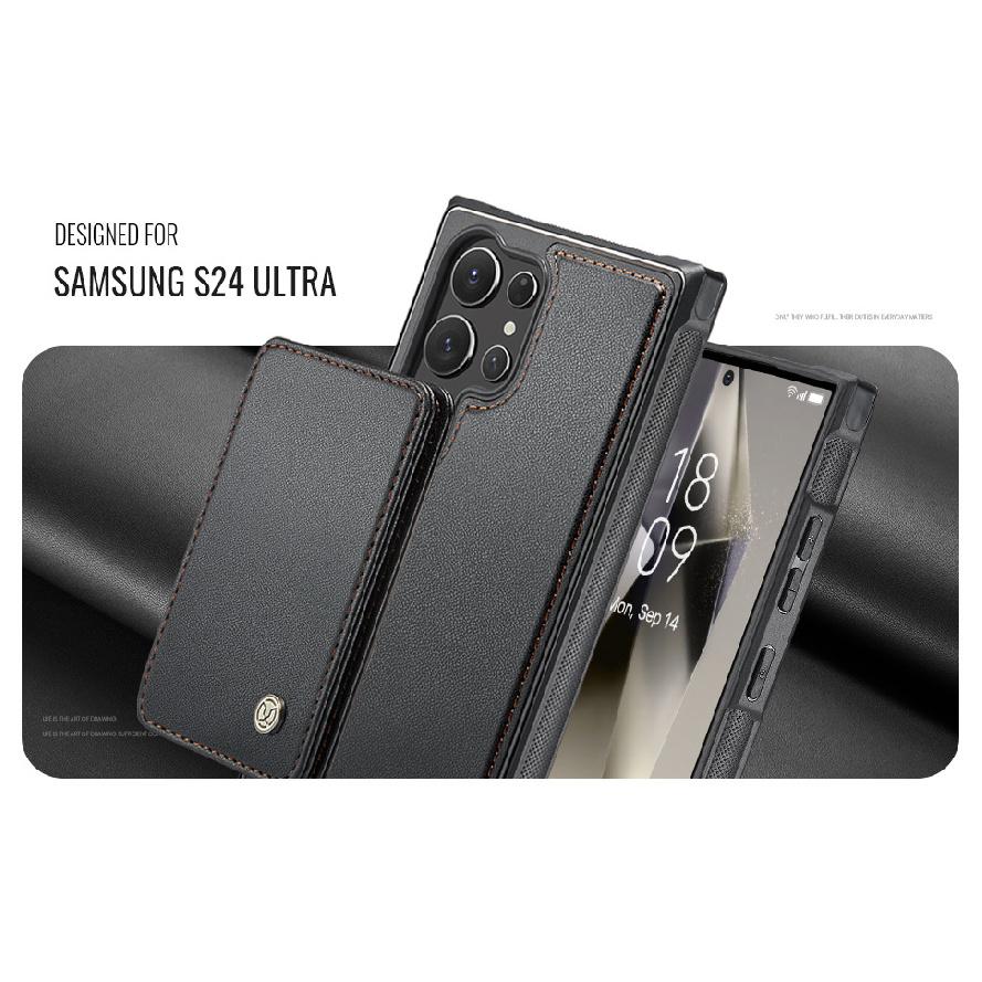 Suitable for Samsung S25FE Phone Case, S26Ultra Card Slot, A36/A56/A55 Magnetic Card Holder Protective Cover, A17