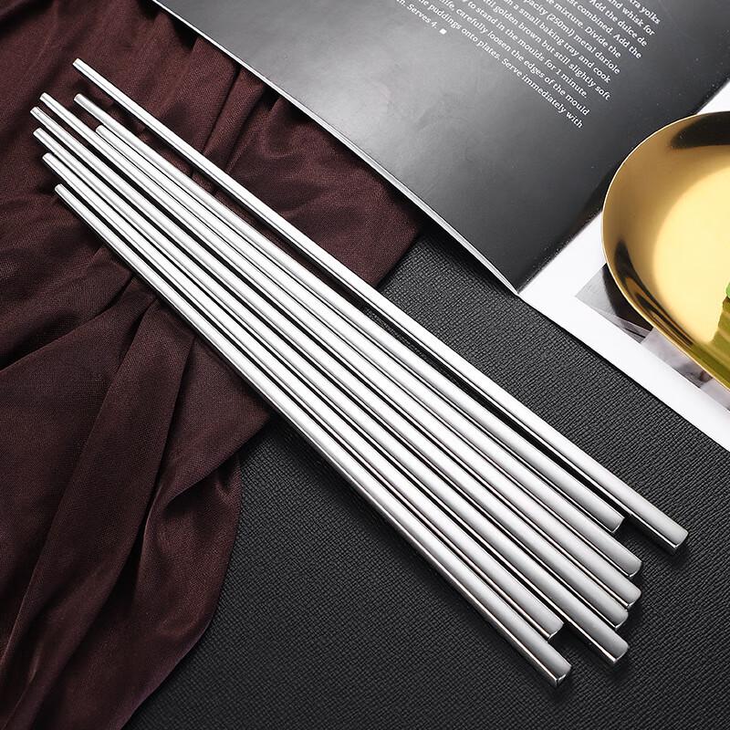 Oloty 304 Stainless Steel Chopsticks Set