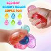 Water Drop Maltose Stress Relieving Ball Pinching Toy Soft Transparent Silicone Stress Relief Squeeze Adult Kids Toy Ball