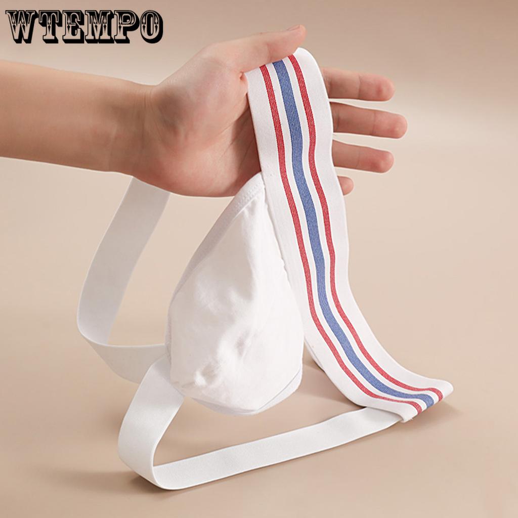 Men's Underwear Men's Pure Cotton Breathable Sexy Thong Men's Hollow Thong