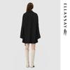 ELLASSAY Women's Lamb Wool Belted Mid-length Coat