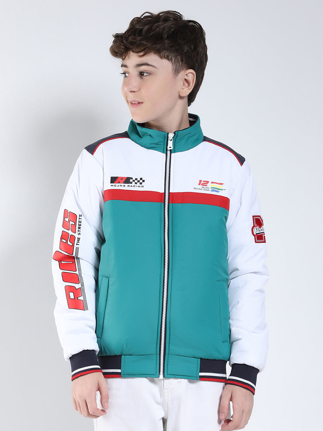 Monte Carlo Boy Regular Fit Green Jacket 5-6 Years