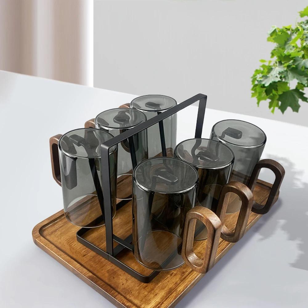 Heat-Resistant Glass Coffee Cup 350ml Tea Cup INS Mug  Office