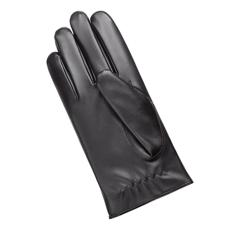 Nanjiren Men's Winter Touchscreen Leather Gloves