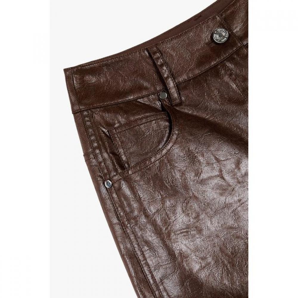 VOV Glossy Coated Bermuda Pants 7156330003
