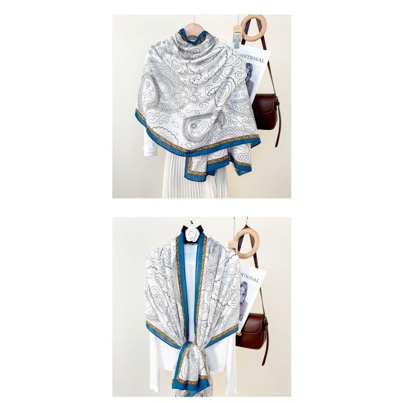 Korean Style Retro Paisley Printed Women S Fashion Long Scarf