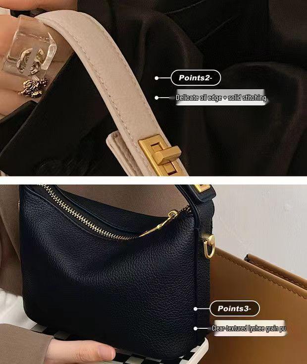 Women's Fashion Square Crossbody Bag - Versatile and Stylish Handbag with Lock