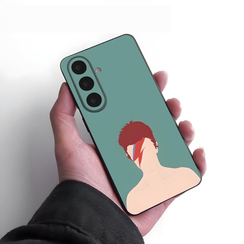 

Singer D-David Bowie Phone Case For Samsung S26 S25 Plus S20 S20 Plus S22 Ultra S23 FE S21 Plus S21 Ultra Soft Cover Samsung S24