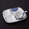 Chinese Style Melamine Divided Dinner Plate Set