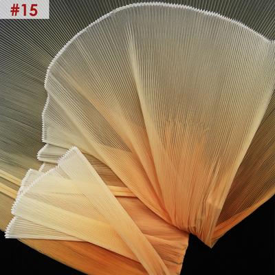 1/3/5M Gradient Hard Mesh Orgel Crinkle Design Stoff Plissee Garn Stoff für DIY Hochzeit Hintergrund Nähen Kleid Kleidung