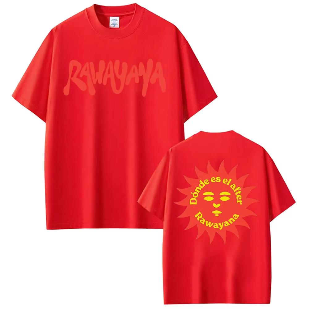Rawayana Donde Es El After  New Album T Shirts Unisex Women Harajuku Retro Short Sleeve Tshirt Summer Tops Unisex Cotton T Shirt