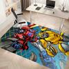 Bumblebee and Optimus Prime Printed Absorbent Washable Carpet, Non-Slip Bathroom Mats, Kitchen Rugs, Yoga Mat,Living Room Entrance, Camping Picnic Rug