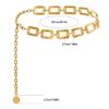 Fashionable Waist Jewelry With Metallic Accents Versatile Belt Chain For Dresses Tops And Festivals