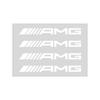 4Pcs Car Door Handle Stickers Tire Rear View Mirror Decals For Mercedes-Benz AMG C500 C200 C300 A B C E GLA CLA GLK GL ML GLE W204 W205 W211 W212 W213