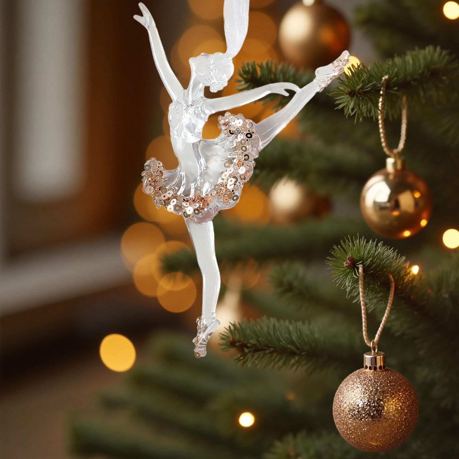 

Подвеска на елку, Балерина, Танцовщица, Подвесные рождественские украшения для зимней оконной вечеринки