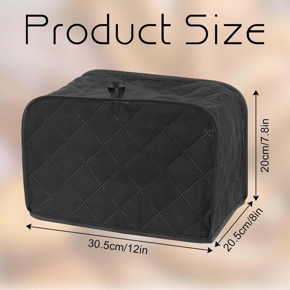 Must-Have Two/Four Slice Toaster Outer Cover, Polyester Quilted, Super Soft, Fingerprint/Dust-Proof (Appliance Sold Separately)