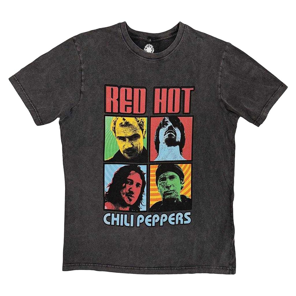 Red Hot Chilli Peppers Unisex Adult Portrait Stone Wash T-Shirt