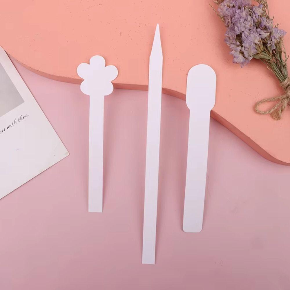 100Pcs Durable Flower Shape Perfume Test Strips Pointed Oil-absorbing Fragrance Test Strips Essential Oil Test Strips