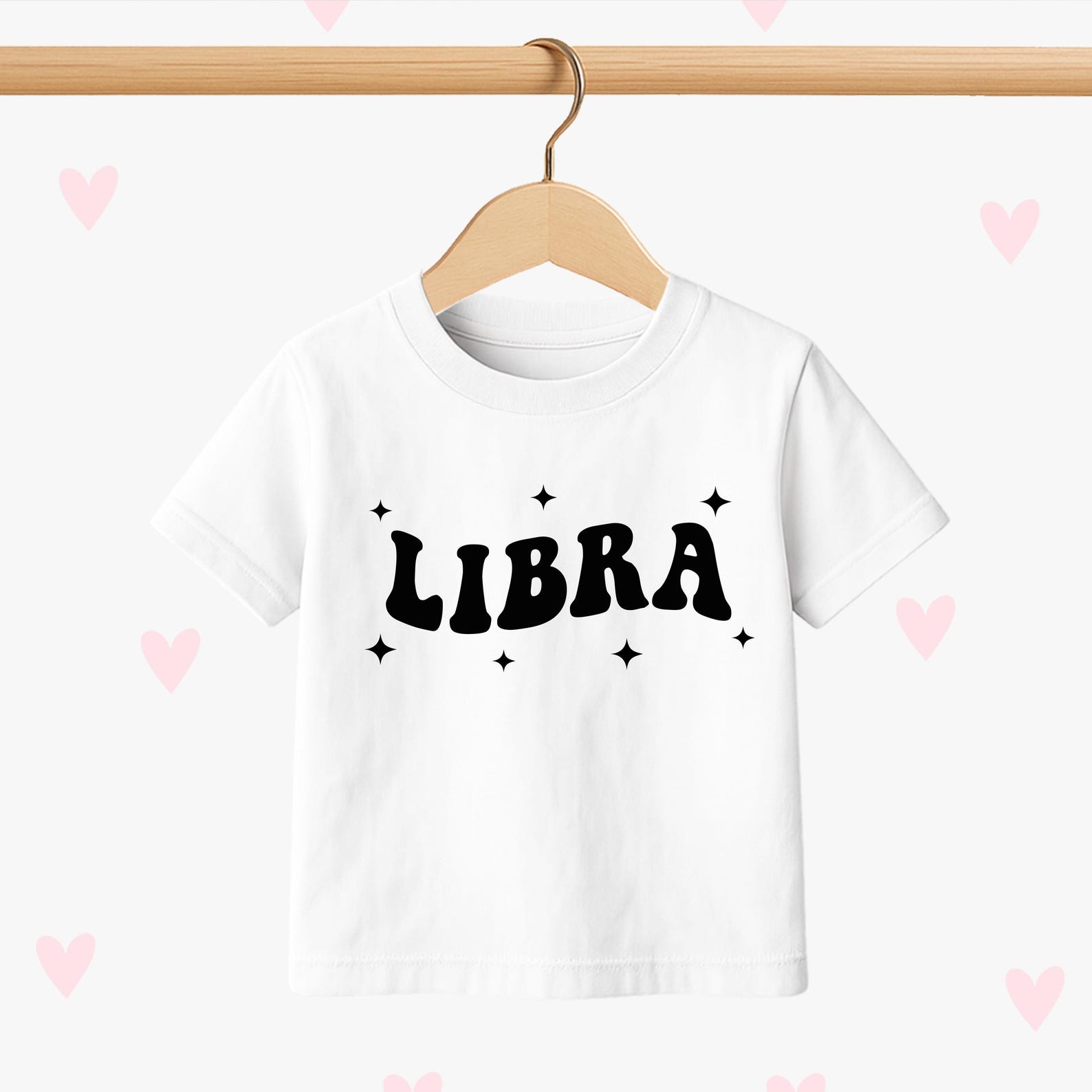 Libra Kids T-shirt, Star Sign Gifts, Personalised Children s Astrology Tee 100