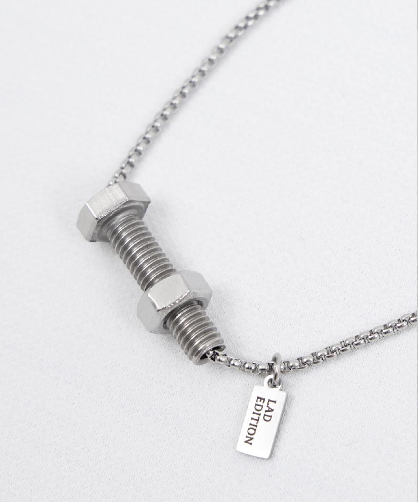 Lad Edition Lad Metal Bolt Nut Necklace