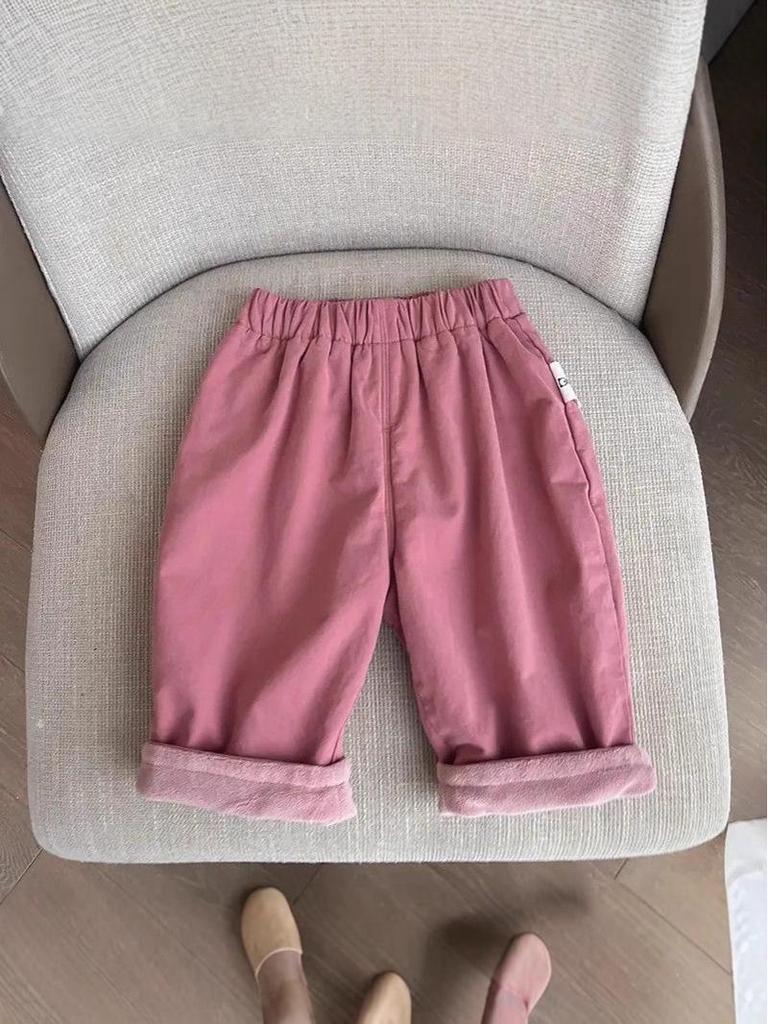 Kinder Fleecegefütterte Tapered Winterhosen - Warme, Bequeme Hosen für Jungen und Mädchen