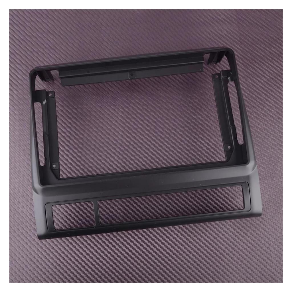Car Interior Car Dash Stereo Radio Face Panel Frame Trim 2DIN 9" Black ABS