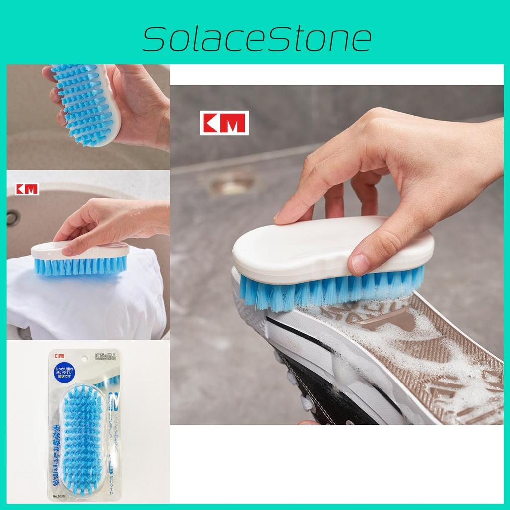 Laundry And Shoe Cleaning Brush With Durable Plastic Handle And Bristles