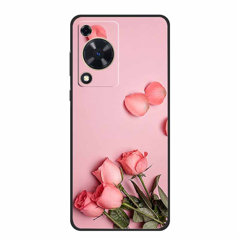 For Huawei Nova Y72s Phone Case Y 72 s Coque Black Silicone Soft Back Cover Case For Huawei Nova Y72 Y63 Case Y 63 Funda Shell