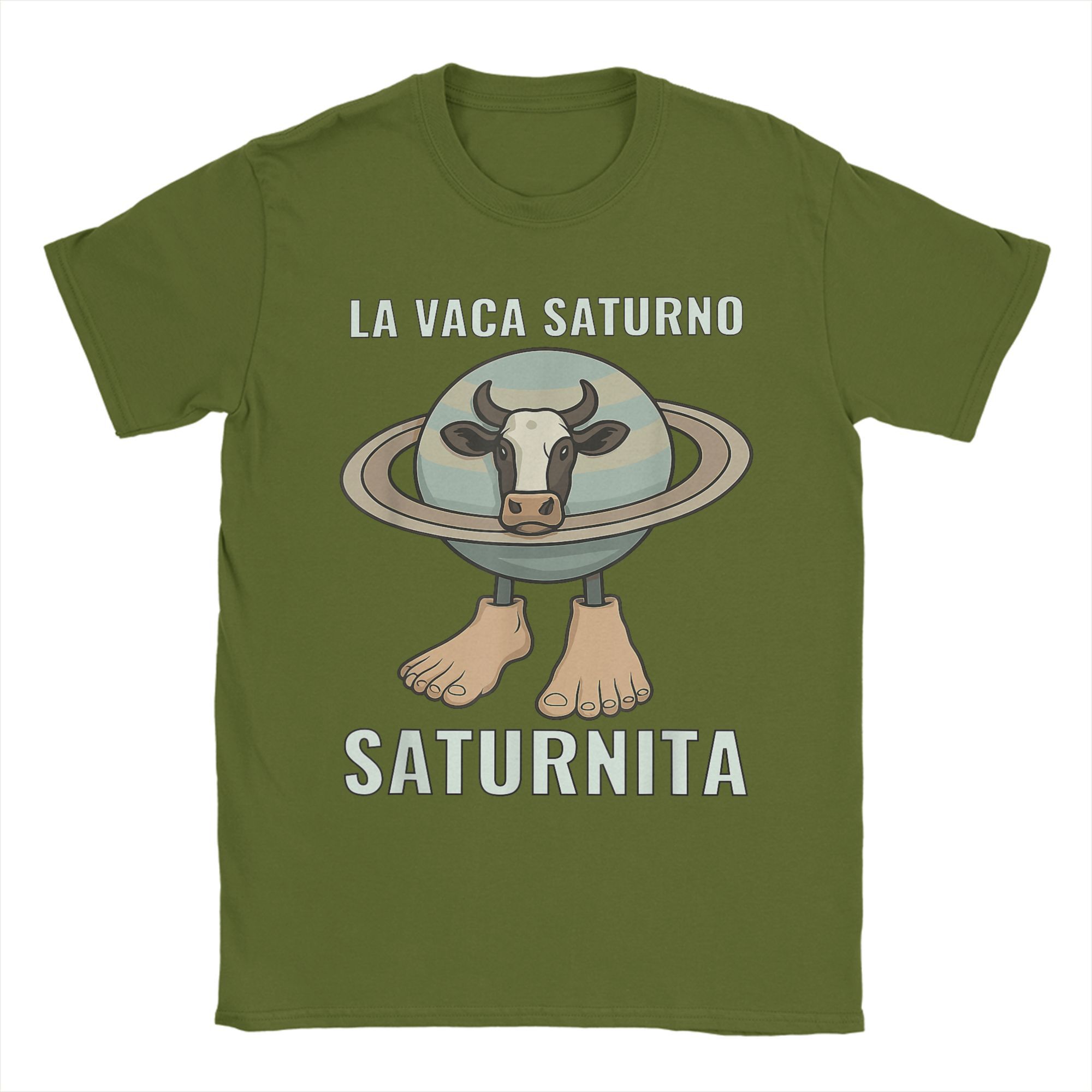 

Oversized T-Shirt Summer Saturnita Cow Planet Meme Hipster T-Shirts Cotton Tshirt for Men s Y2K Loose Short Sleeve Clothing 4XL
