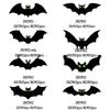 3D Luminous Bat Halloween Wall Decals - Spooky Atmosphere Decoration Stickers