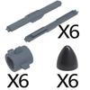 MOC Compatible Military Character Building Blocks Accessories Missile Models Fighter Jet Assembly Children's Toy Mini Brick Gift