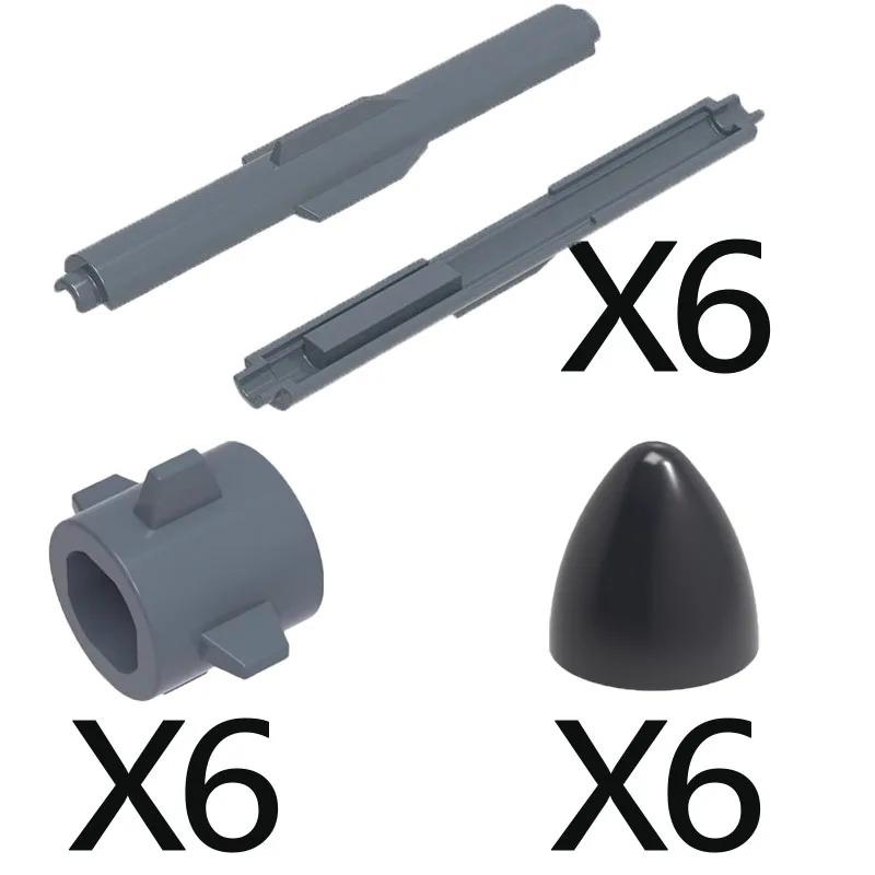 MOC Compatible Military Character Building Blocks Accessories Missile Models Fighter Jet Assembly Children's Toy Mini Brick Gift