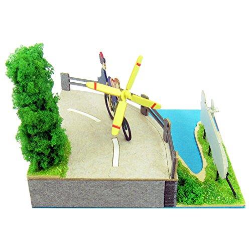 Sankei Studio Ghibli Mini Kiki's Delivery Service Dragonfly and Propeller Bicycle Non-Scale Paper Craft MP07-10