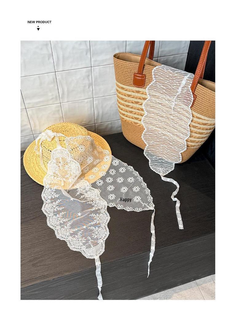 Jupe en Dentelle Jacquard Maille Coréenne avec Short Intégré