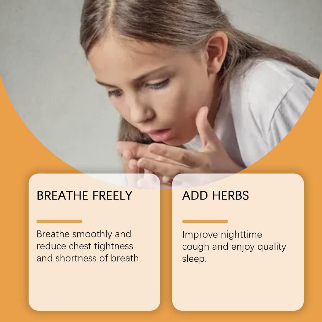 Ximonth Cough Relief Patch Body Care Health Patch For Cough And Asthma 12 Pieces