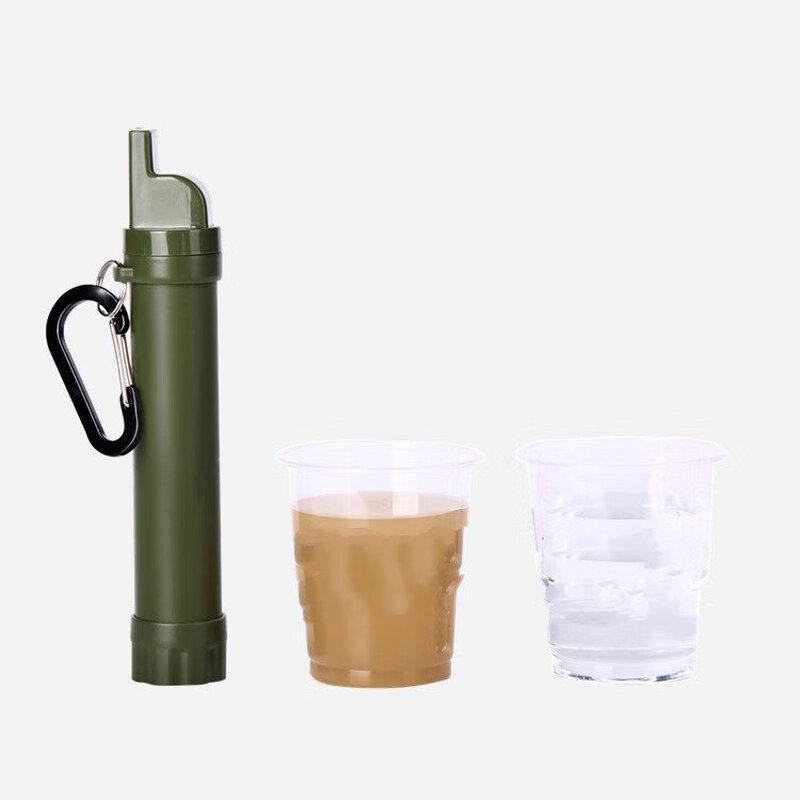 Portable Outdoor Water Filter Straw with Compass