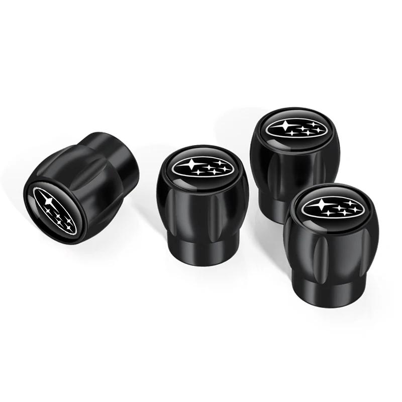 For Subaru FORESTER IMPREZA LEGACY LEVORG OUTBACK STI TRIBECA WRC WRX XV 4PCS Car Wheel Tire Valve Stem Caps PP222