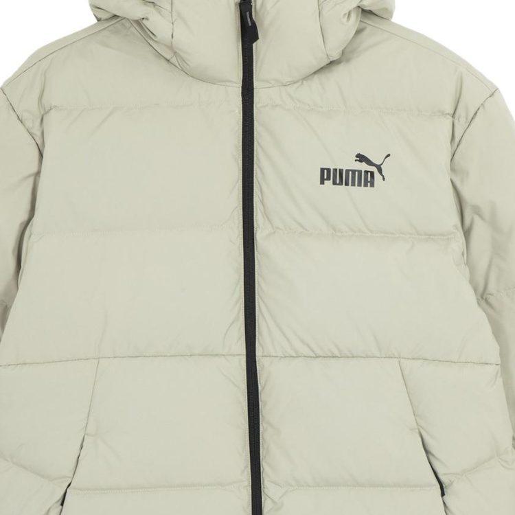 PUMA Down Jackets Men's Marble Gray Hooded Moderate Other 672411-68