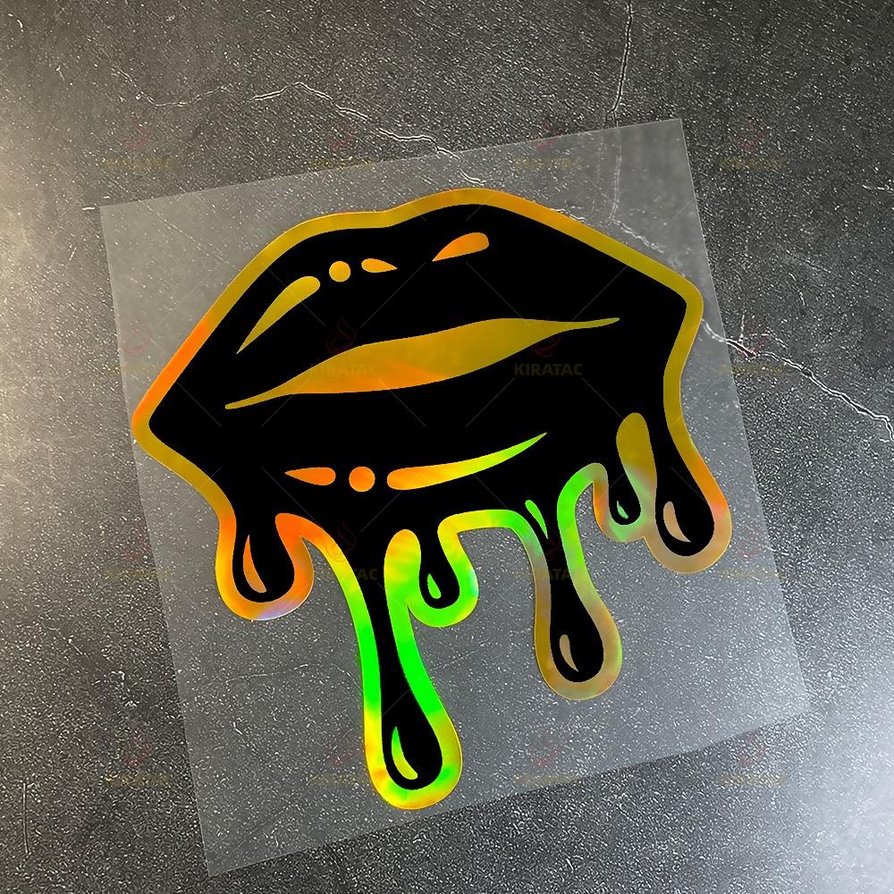1PC Lips Multiple Colors Motocycle Stickers Waterproof for Helmet Fuel Tank Fairing Car Window Scooter Universal Vinyl Decals