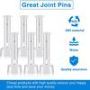36-12 Packs Plastic Pool Joint Pins with Rubber Seals for Intex Round Metal Frame Connector Nail Pin Swimming Pool Accessories