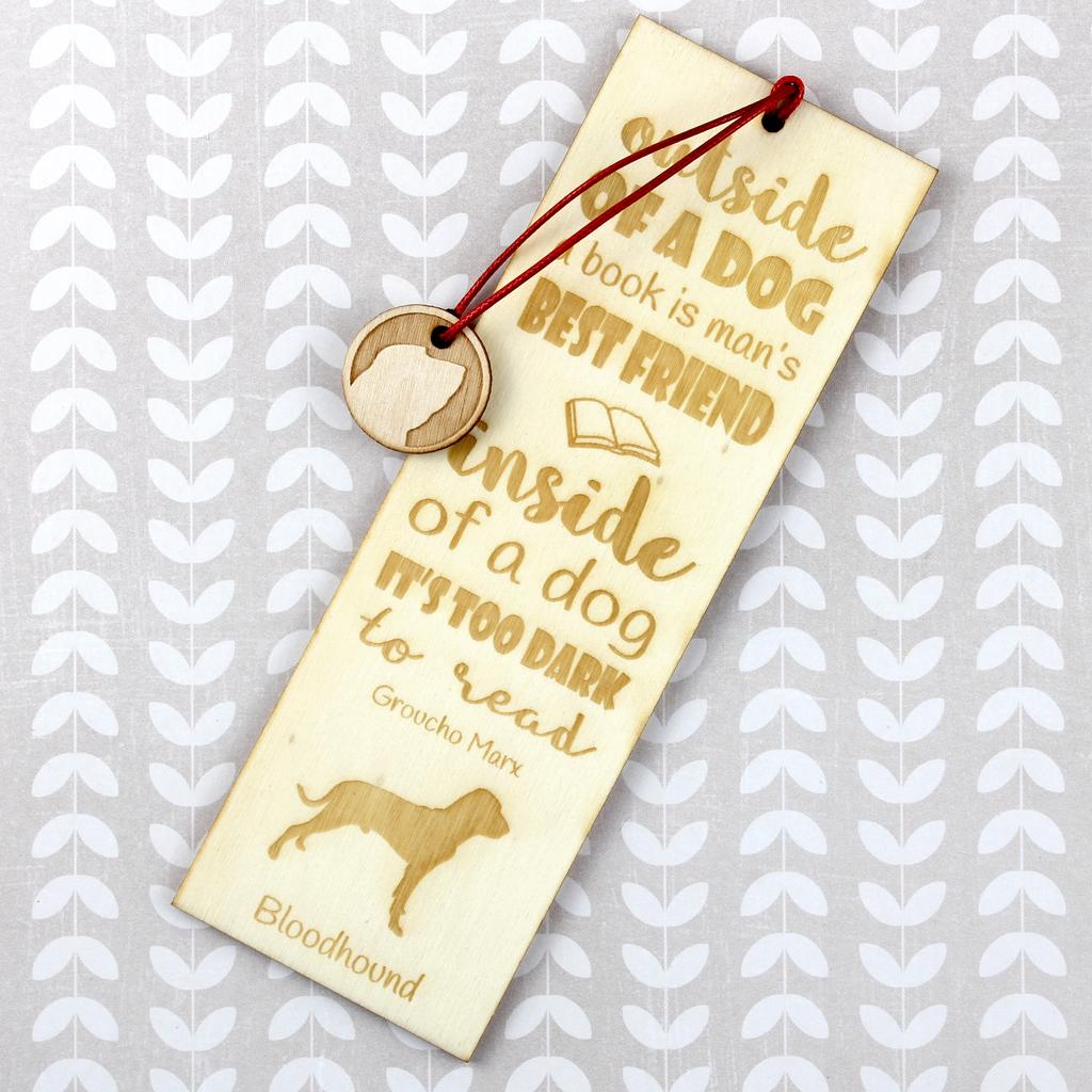 Segugio, St. Hubert Hound, Segugio-detective - segnalibro cane, segnalibro personalizzato, regalo per topo di biblioteca dalla marca Art-Dog