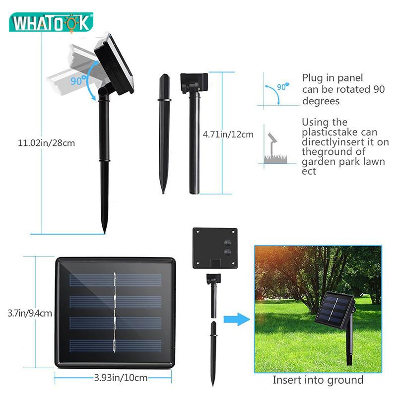 LED Solar String Light Garland Fairy Lights Colorful Solar Lamp Waterproof Christmas Outdoor Lighting for Garden Yard Decoration