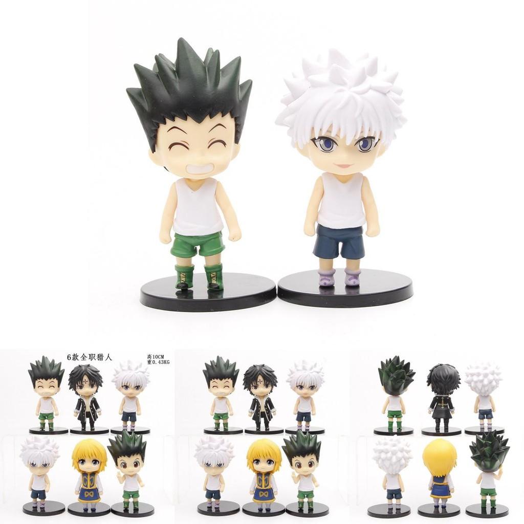 Fullmetal Hunter Model Figure Gon Killua Kurapika Collectible Car Decor Toy Pvc 10cm