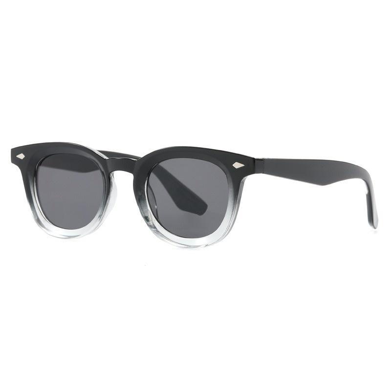 Retro Square Concave Sunglasses Women Brand Fashion Punk Rivets Sun Glasses Men Shades Uv400 Olive Green Leopard Eyewear