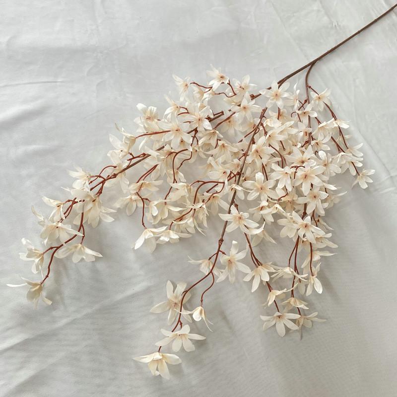 Autumn Orchid Artificial Flower Bouquet For Home Decor And Photography Props