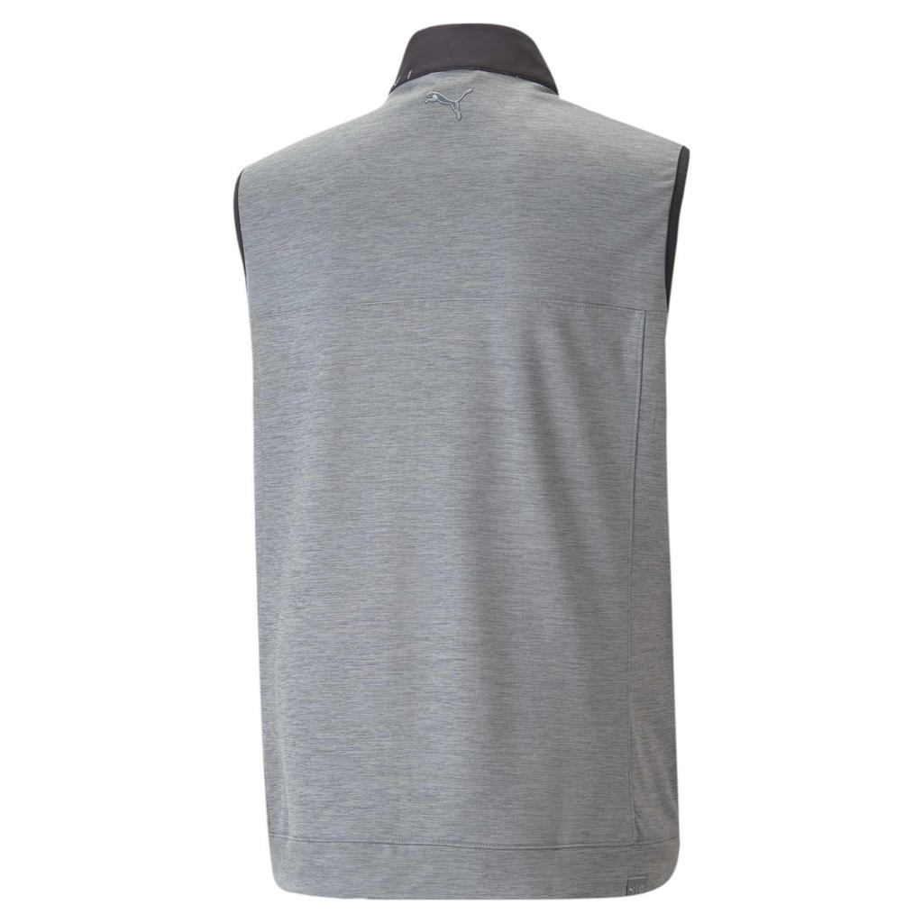 PUMA Color Block Casual Comfortable Warm Vest Men vest Black Pure-Grey 537465-01