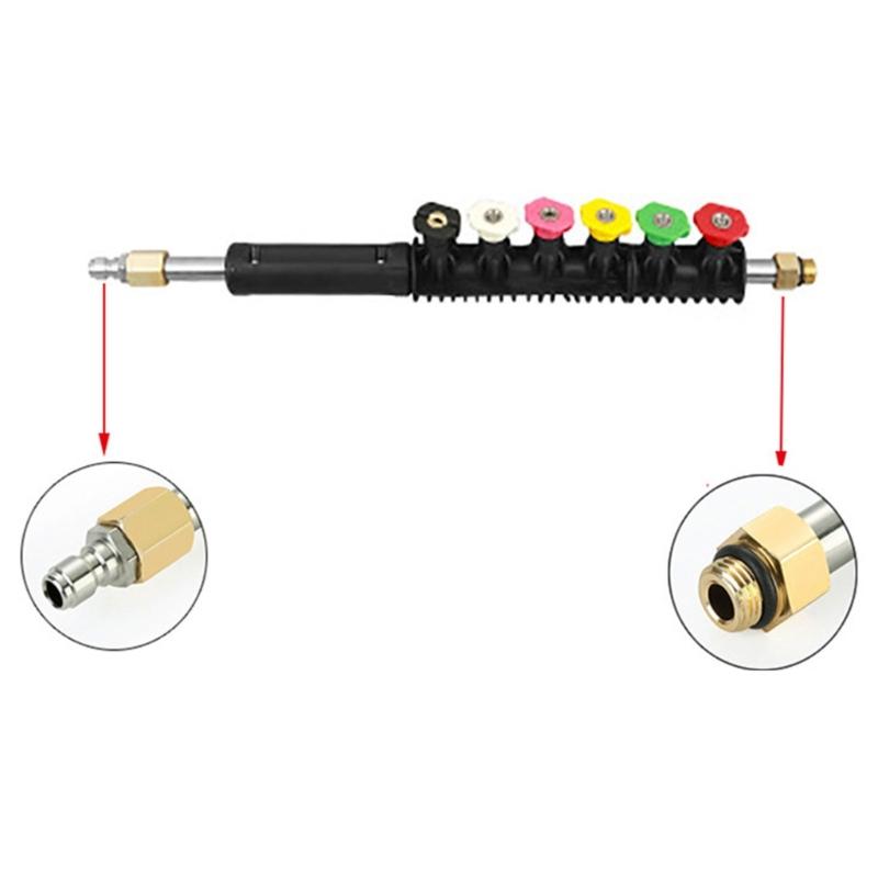 Uprgades Pressure Washer Gutter Cleaning Attachment Extendable Wand Set Pressure Washer Extensioner For Car Maintenance