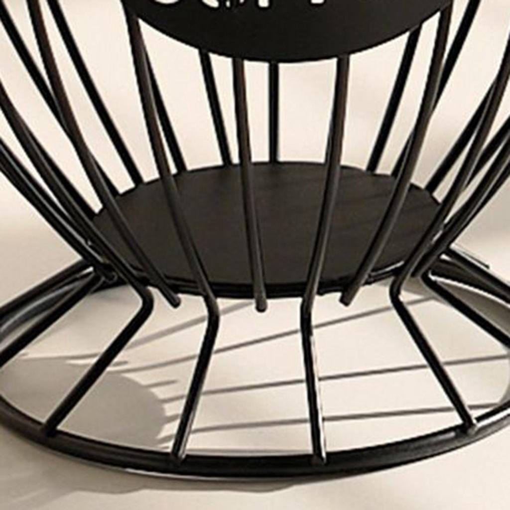 Coffee Pod Basket Metal Wire Large Capacity Reusable Modern Organizer Coffee Pod Holder Organizer for Home Kitchen Study Cafe