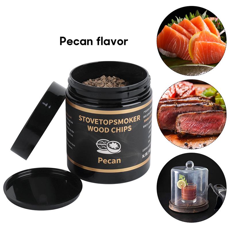 Handheld Smoker Wood Chips - Apple, Walnut, Cherry, Oak Flavors for Molecular Cuisine