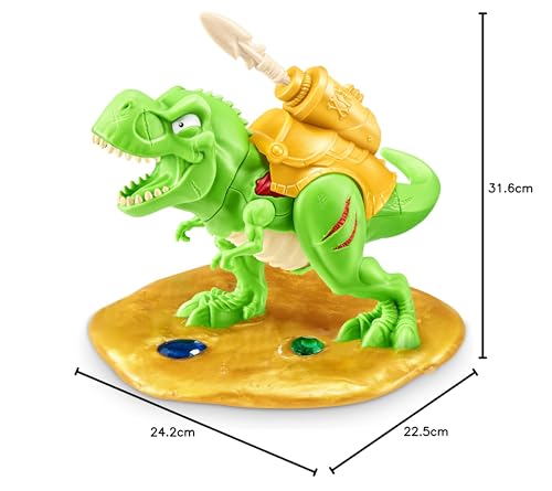 Smashers Dino Island Gold Treasure Hunt (Gray) by ZURU, a Treasure Hunt Themed Toy, Interactive Toy, and Collectible Toy for Kids and Teens